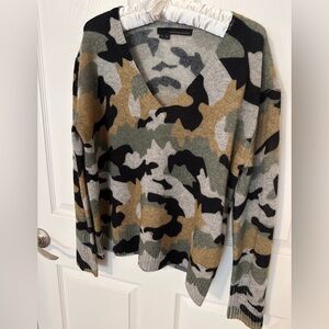 360° CASHMERE CAMOUFLAGE SWEATER